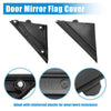Fiat 500 Matte Black Door Mirror Flag Covers (2007-2023)