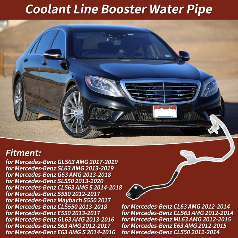 Mercedes-Benz S500 Coolant Line Booster Water Pipe (2013-2014)