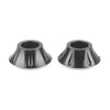 Harley Touring Front Axle Wheel Spacers 2 x Black (2008-2018)