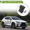 Lexus ES300h (2018-2023) Black Carbon Fiber Car Gear Shift Knob Cover 1 Pc
