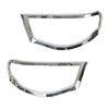 Headlight Cover Trim Chrome Pair Fits Mitsubishi L200 Triton UTE 2006-14 EBDE