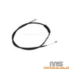 Harley Sportster XL883 XL1200 2M Black Stainless Clutch Cable (1996-2015)
