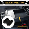 Chevy Silverado 1500 & GMC Black Center Console Organizer Tray
