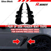 Toyota GR86 / Subaru BRZ Fender Scoop Splitter Spoiler Trims Cover (22–25)