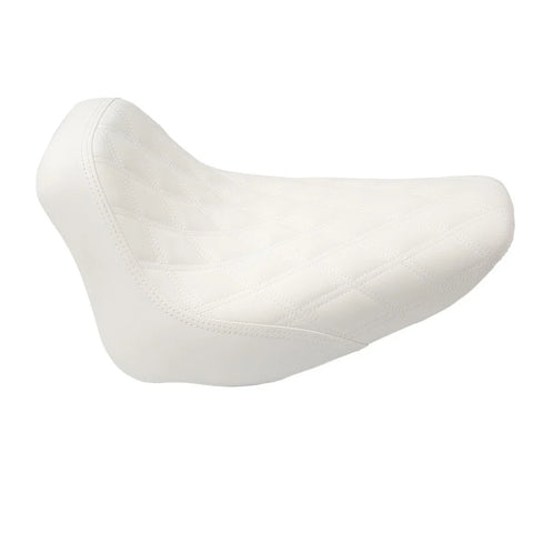 Harley Heritage Softail FLSTC (2006-2017) White Driver Seat Cushion