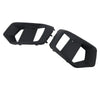 Ford Focus RS (2016-2018) 2x Matte Black Front Bumper Fog Light Covers