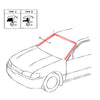 Toyota Corolla AE102 CE105 EE101 1991-1997 Front Windshield Moulding