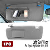 Toyota Highlander 1x Gray Sun Visor Shade Cover (2014-2019)