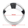 Harley 5" Speedometer 1 Pc Aluminum Chrome Trim Ring Visor Cover