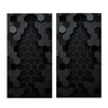 Honeycomb Style Vehicle Upgrade 2x Car B Pillar Waterproof Decal