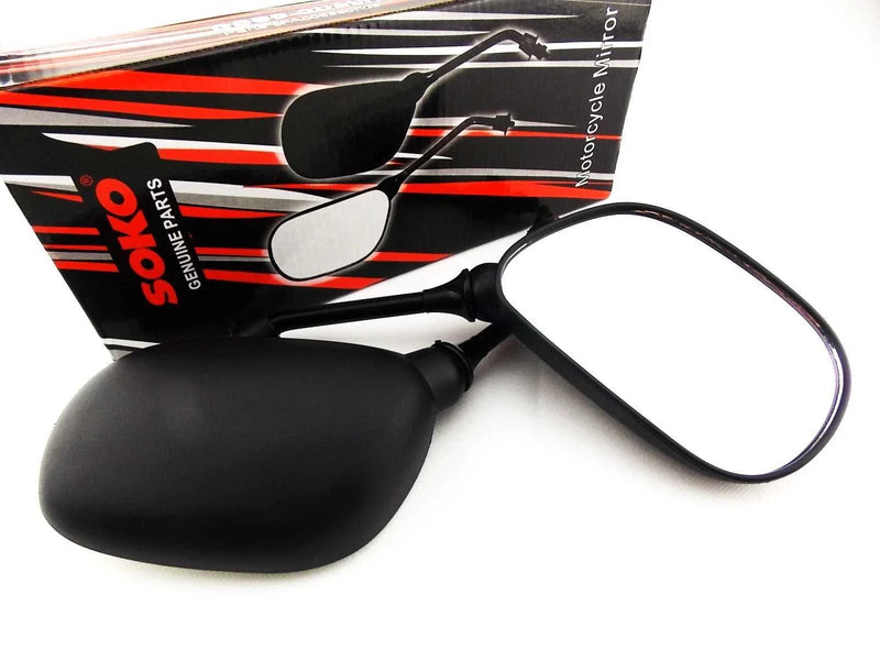 Yamaha WR450 Black Oval Soko Rear View Mirrors (2003-2015)