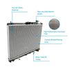 Toyota Tarago ACR30R 2.4L 2AZ-FE 4Cyl Petrol Radiator (2000-2005)