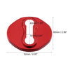 Mitsubishi 4 x Car Door Lock Latch Covers (Red)