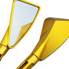 Kawasaki Ninja ZX10R ZX6R Gold CNC Rear View Side Mirrors (2004-2008)