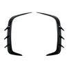 BMW 4 Series G22 G23 2 x Black Rear Bumper Side Spoiler Trim (2020-2023)