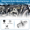 Motorcycle Brake Lever Barrel Adjusters Screws M10 2 x