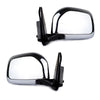 Side Mirror Manual Chrome Pair Fits Toyota Hilux Tiger D4D Pickup 1998-04 D06