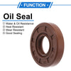 Make Model Oil Seal 15x35x7mm Brown 2 x Seal Ring Shaft Seal FKM Rubber
