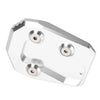 Yamaha MT09 (2013-2016) Silver Kickstand Side Stand Extension Pad