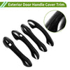 Hyundai Santa Fe 2019-2023 Gloss Black Exterior Door Handle Cover Trim