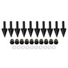 Motorcycle - 10 Pcs Black 5MM Windshield Screws