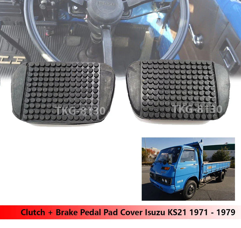 Isuzu KS21 Clutch Brake Pedal Pad Cover (1971-1979)