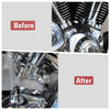 Harley Dyna Softail 10 x Chrome Engine Bolt Topper Caps Covers