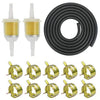 Motorcycle ATV Kart Pipes Clamps Small Engine Fuel Filter Kit