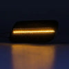 Mercedes Benz W210 E-Class Black Lens LED Bumper Side Marker Light (1996–2002)