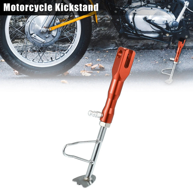 Motorcycle Orange Kickstand Side Support