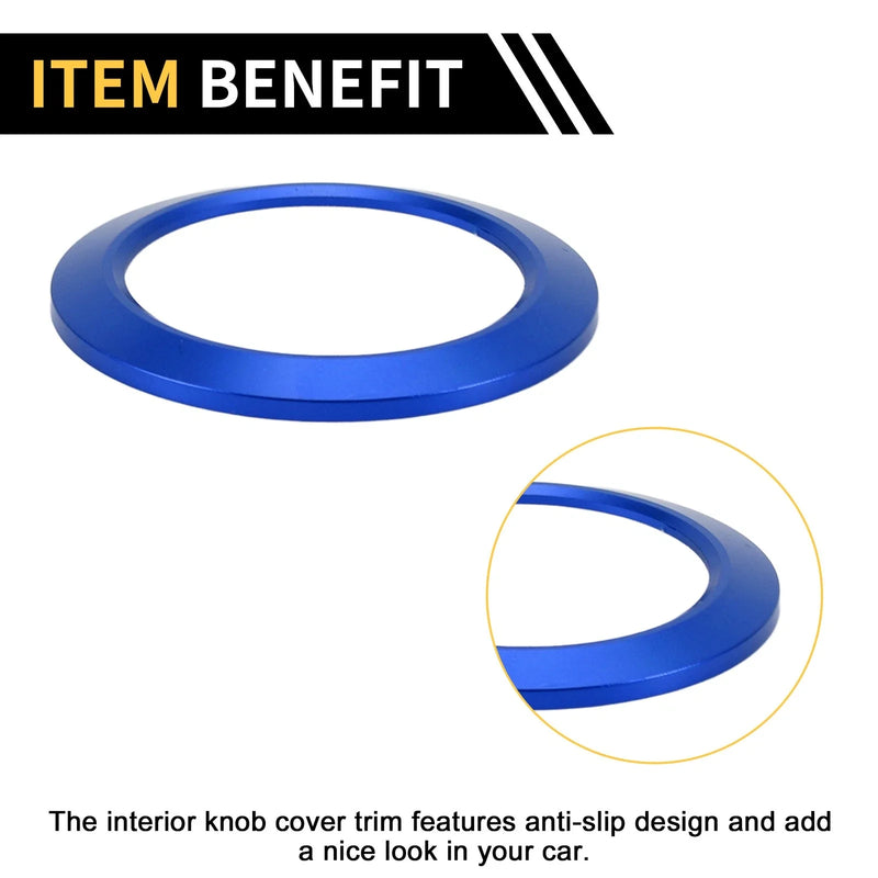 Ford F-150 (2016-2021) Blue Engine Start Stop Button Cover Ring