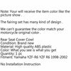 Yamaha YZF R6 (1998-2002) White Pillion Seat Cover