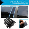 Honda Civic Sedan 6 x Black Pillar Post Covers (2006-2011)
