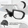 Honda Civic 3 Pin Right Side Door Mirror Assembly Black (2016-2021)