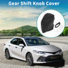 Toyota Camry (2018-2024) Black Faux Leather Car Gear Shift Knob Cover