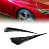 Honda Civic Gloss Black ABS Side Fender Vent Air Wing Cover Trim (2016-2021)