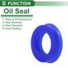 Oil Seal 14x22x6mm Rotary Shaft Seal TPU Blue 10 Pcs