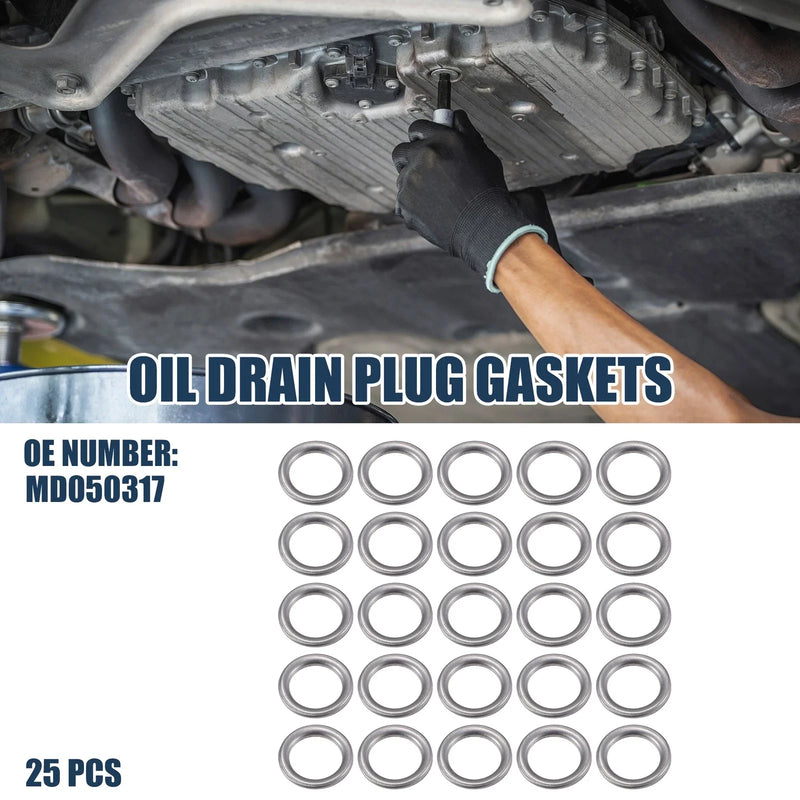 Mitsubishi Lancer 25pcs 14mm Oil Drain Plug Gaskets (2005-2014)