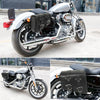 Universal Motorcycle 2 x Pair Saddlebag Pouch Waterproof Faux Leather