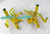 Yamaha YZF R1 (2004-2006) Gold CNC Adjustable Racing Rearset Footpegs