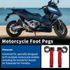 Honda Suzuki Kawasaki Universal Motorcycle Rear Foot Pegs / 1 Pair