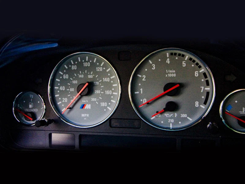 BMW E39 M5, E38, E53 X5 Gauge Rings (1995-2003)