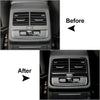 Audi A4 A5 S4 S5 RS4 Carbon Fiber Rear Air Vent Outlet Cover Trim (2013-2020)