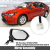 Toyota Corolla 3 x Right Side Exterior Door Mirror Assembly White (2020–2022)