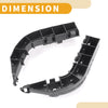 Honda City (2005-2008) - 1 Pair Black Front Bumper Support Bracket