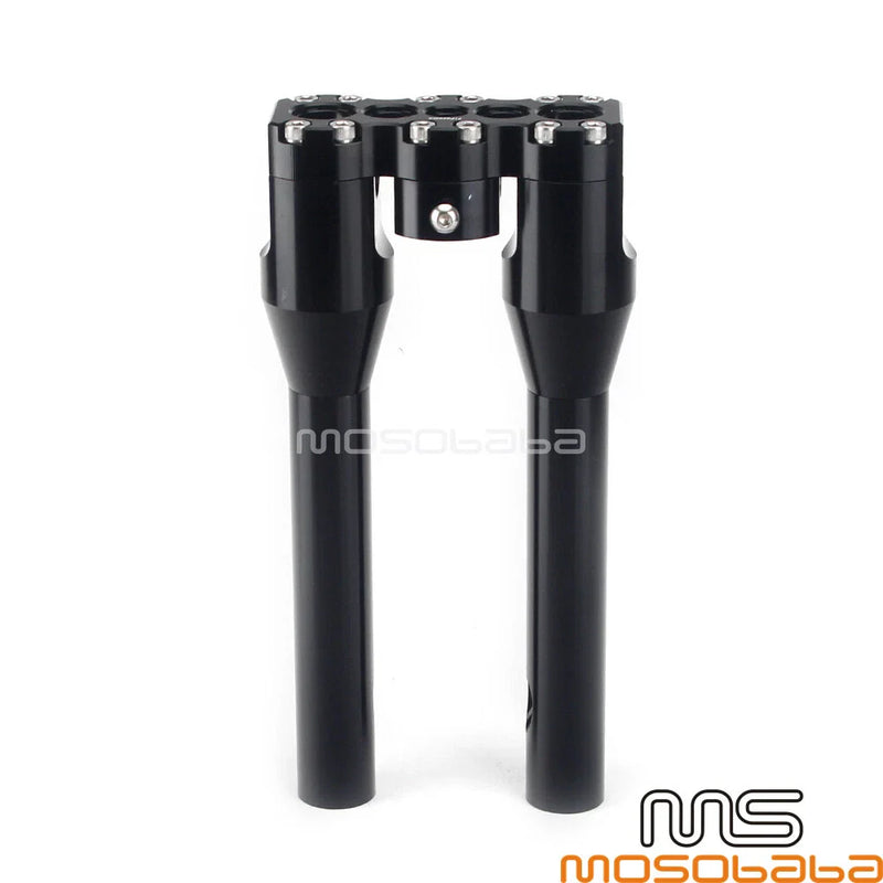 Harley Sportster Dyna 10" Modular Handlebar Risers 1-1/8" Top Clamp (2004-2023)