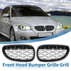 BMW 5 Series Front Hood Bumper Grille Grill Diamond Star (2004-2009)