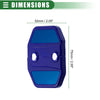 BMW 1 Series 2 Series ABS Blue 4 x Car Door Latch Lock Cover Protector