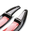 Benz E-Class Black Carbon Fiber Steering Wheel Shift Paddle Pads (2021)