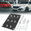 Mercedes-Benz Bumper Tow Hook License Plate Mount Bracket (2008-2018)